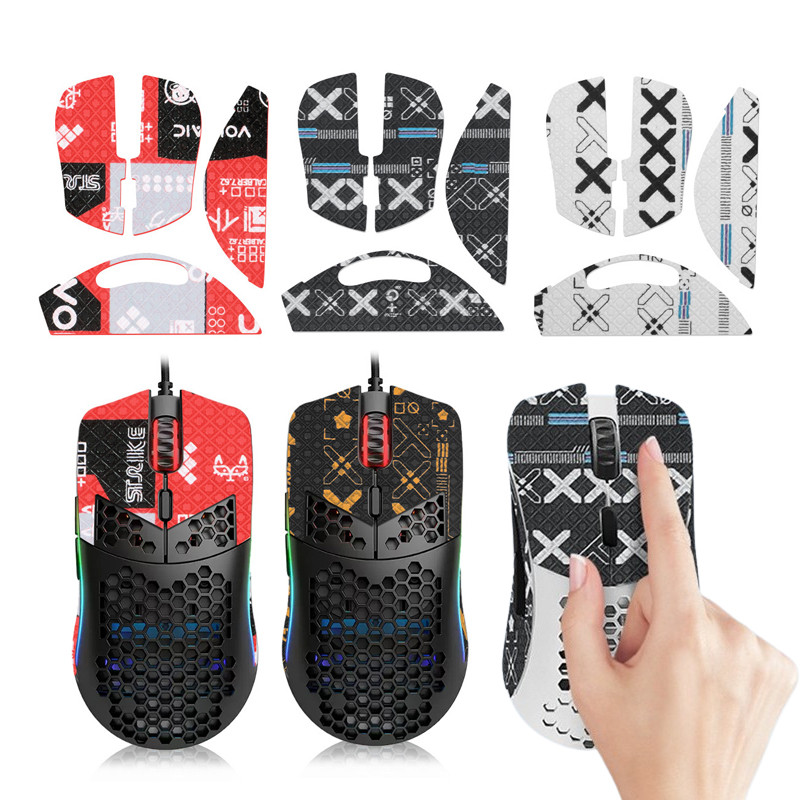 Mouse Grip Tape Skate Handmade Sticker Non Slip Lizard Skin Suck Sweat For Glorious Model D/Model O 