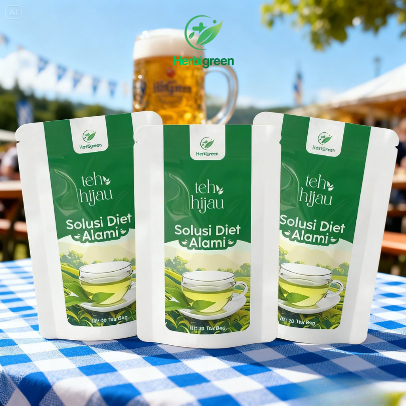 HERBIGREEN Teh Diet Detox Slimming Body Tea Teh Pelangsing Penurun Berat Badan Melancarkan Pencernaa