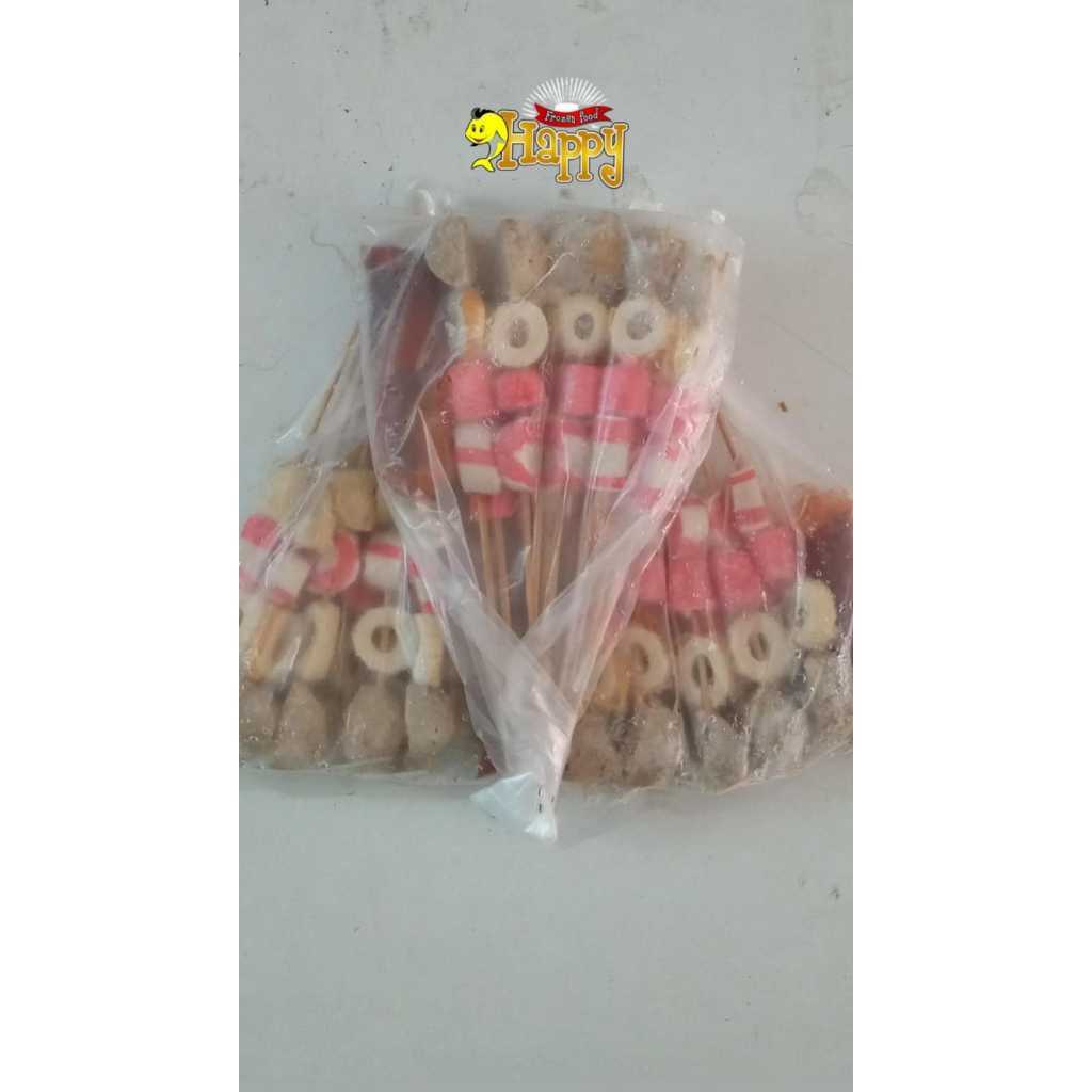 Sate Suki Seafood Mix isi 10 Tusuk