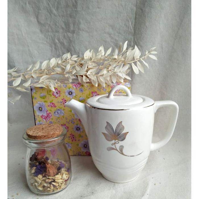 SOUVENIR WEDDING TEKO KERAMIK MOTIF