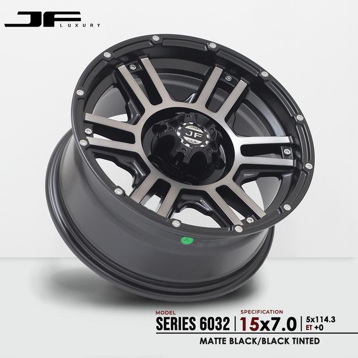 Velg JF LUXURY Type SERIES 6032 RING 15. - MATTE BLACK, ring 15