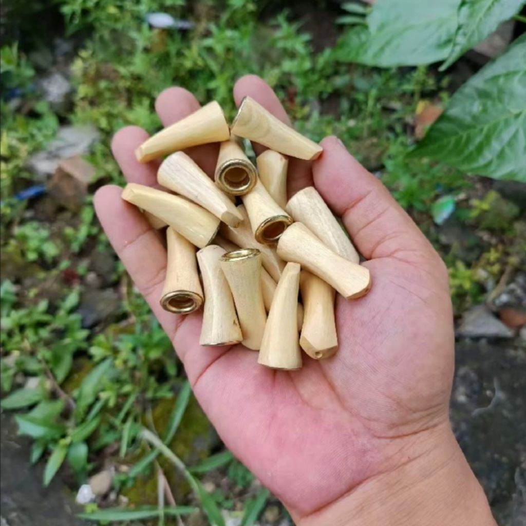 Once kayu kemuning gading super mungil panjang 3cm