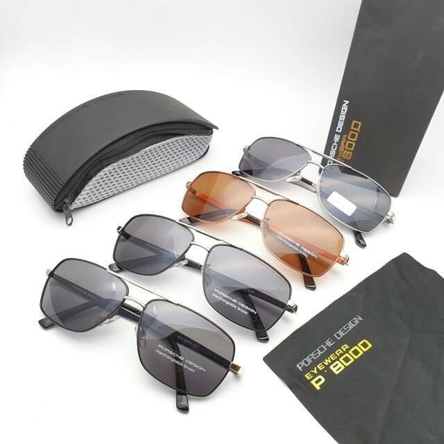TERMURAHHH  Kacamata Fashion Pria / Kacamata Pria Porsche Design P8724 Super Lensa Polarized Sunglas