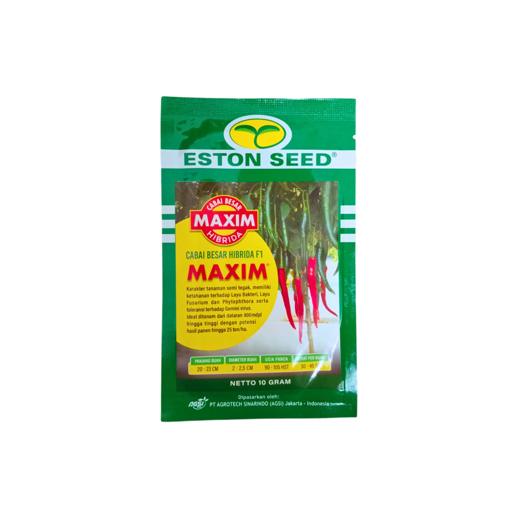 MAXIM 10gr - Cabai Merah Besar Original Eston Seed