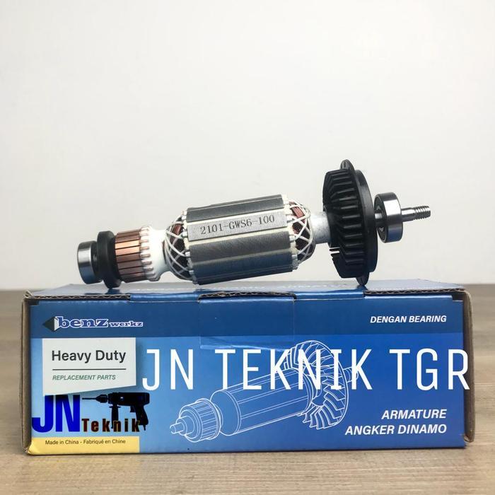 ARMATURE GWS 6-100 BENZ ANGKER GERINDA BOSCH GWS 060 GWS 6-100