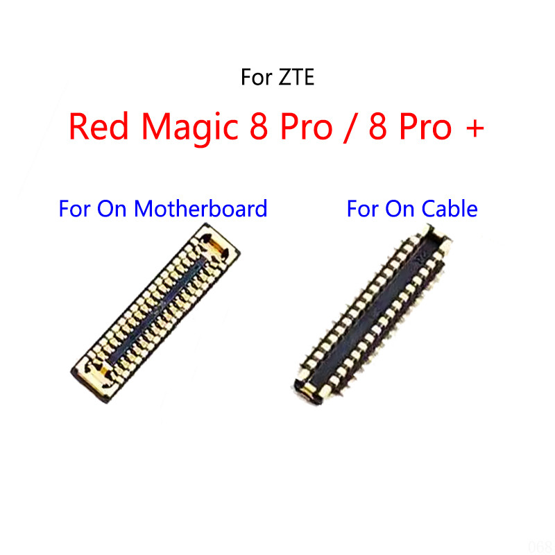 2PCS/Lot Untuk ZTE Nubia Red Magic 8 Pro / 8 Pro + NX729j Konektor FPC Port Pengisian Daya USB Pada 
