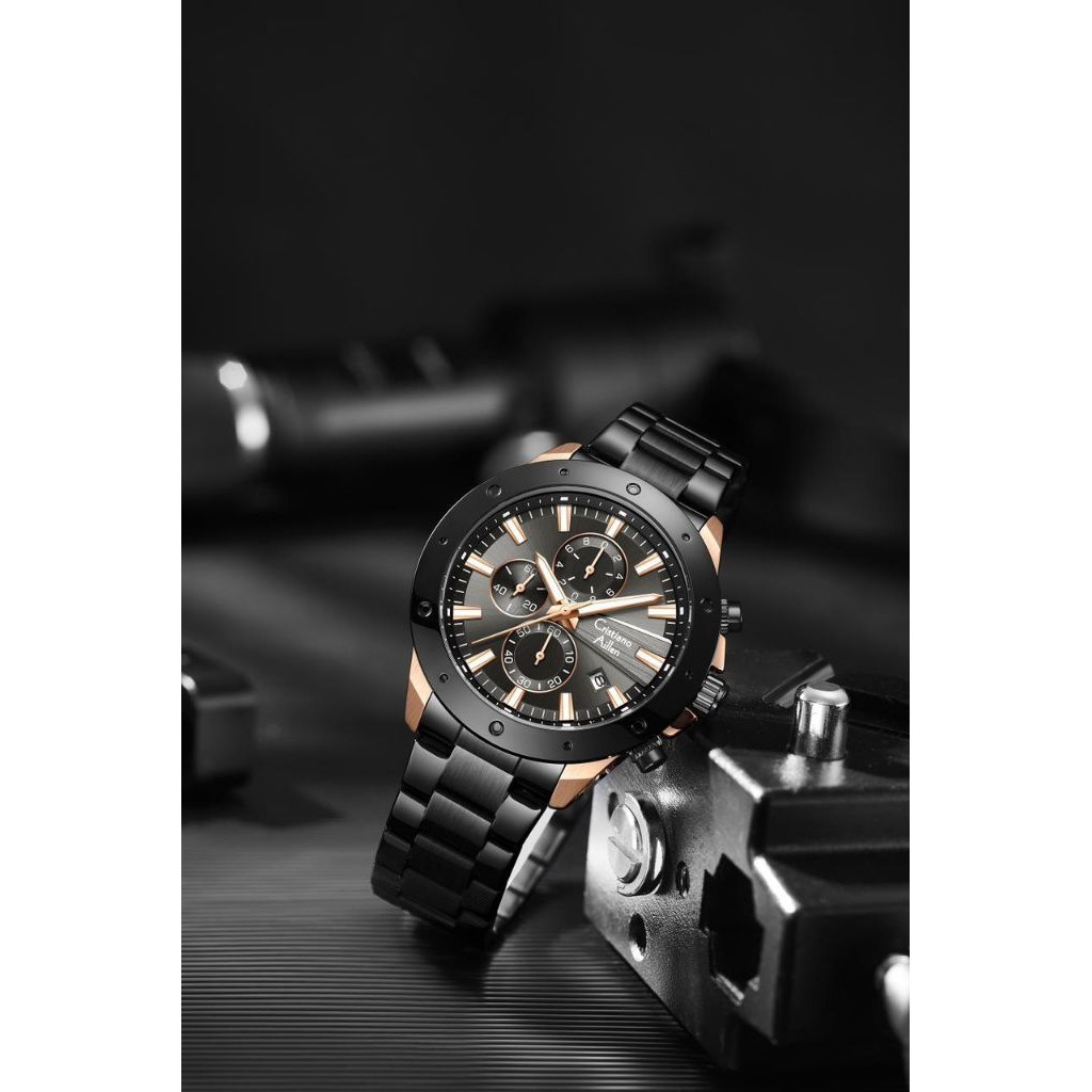 BUY 1 GET 1JAM TANGAN PRIA WANITA CRISTIANO AILLEN ORIGINAL CHRONO AKTIF SEMUA 8897