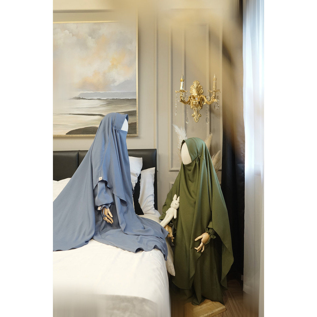 Muslimini Queen Series Gamis Anak - Dark Maroon