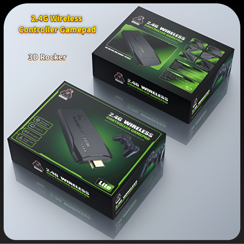 Retro Video Game Console 2.4G Wireless Console Game Stick Gamepad 4k 20000 Game 64G Portable Game Co