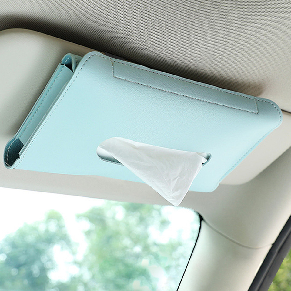 Car Tissue Box Holder Armrest Paper Towel Storage Bag Organizer For JAC Kia Jeep Lexus Infiniti Isuz