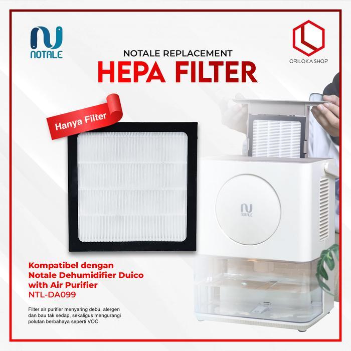 Notale Replacement HEPA Filter Dehumidifier with Air Purifier For Duico - FILTER DUICO