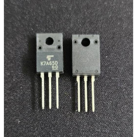 Part Transistor K7A65D N-Channel MOSFET 45W 650V 7A utk Polytron