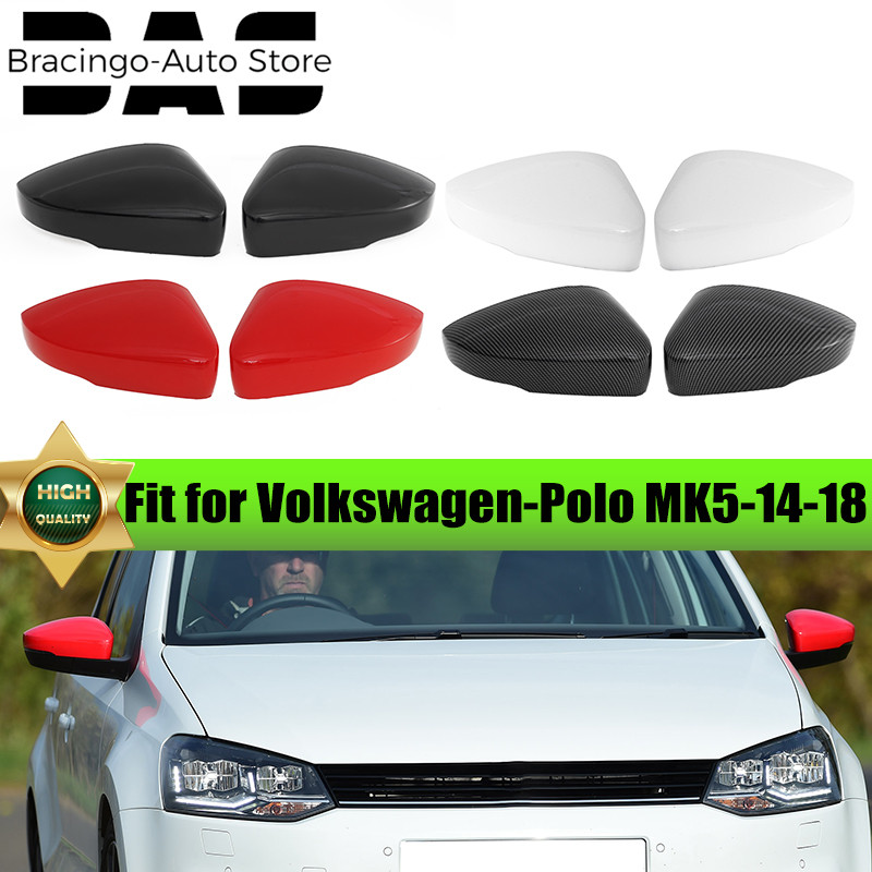 Cocok Untuk Volkswagen VW Polo MK5 6R 6C, Penutup Cermin Spion Berkualitas Tinggi, Pengganti Cangkan