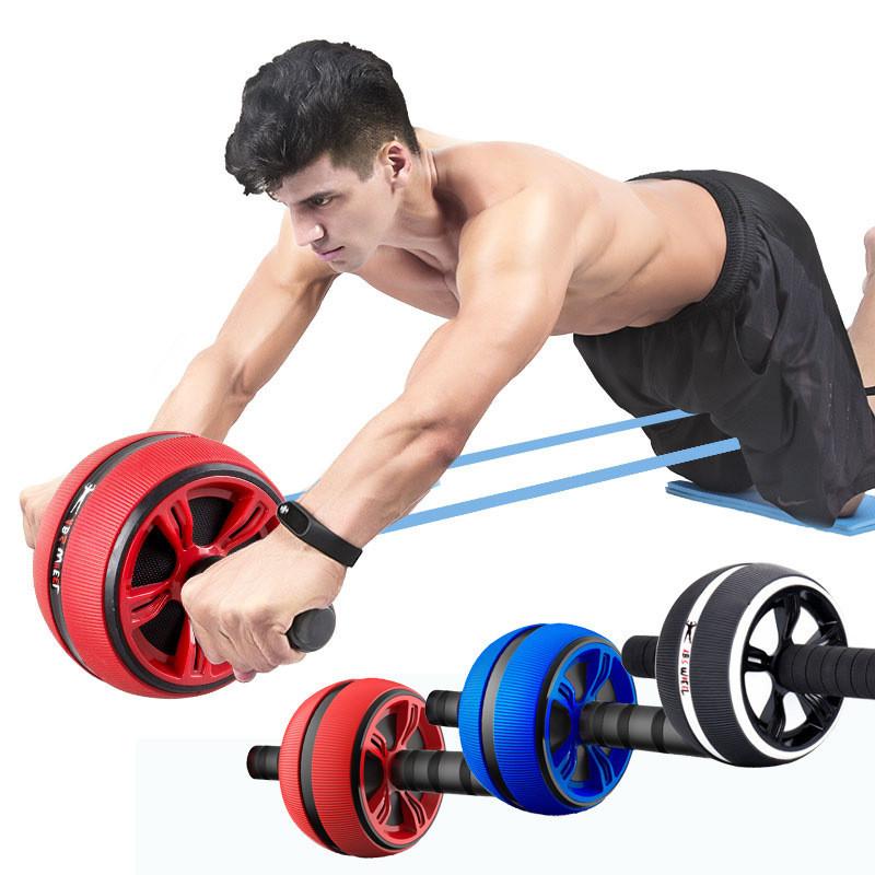 New Household Abdominal Roller Men and Women Abdominal Roller Abdominal Muscle Training Fitness Equi