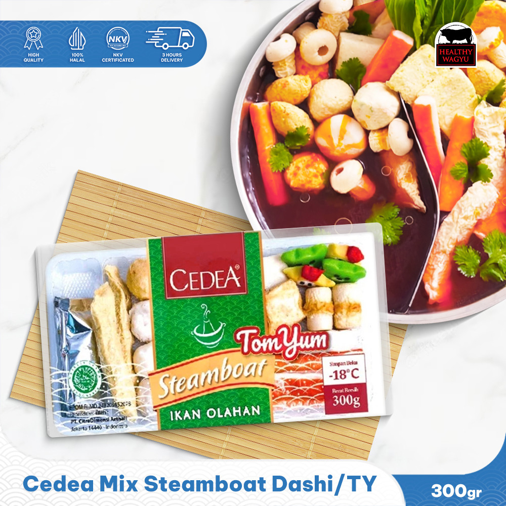 Cedea Mix Steamboat Shabu Shabu Frozen Food 300gr Healthy Wagyu