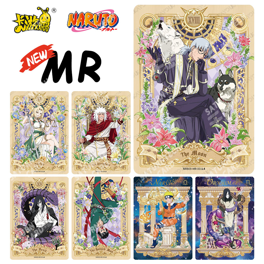 KAYOU Card Naruto Card MR 01-07 Series Single Card W9T2 Naruto Uzumaki Naruto Hyuga Hinata Anime Col