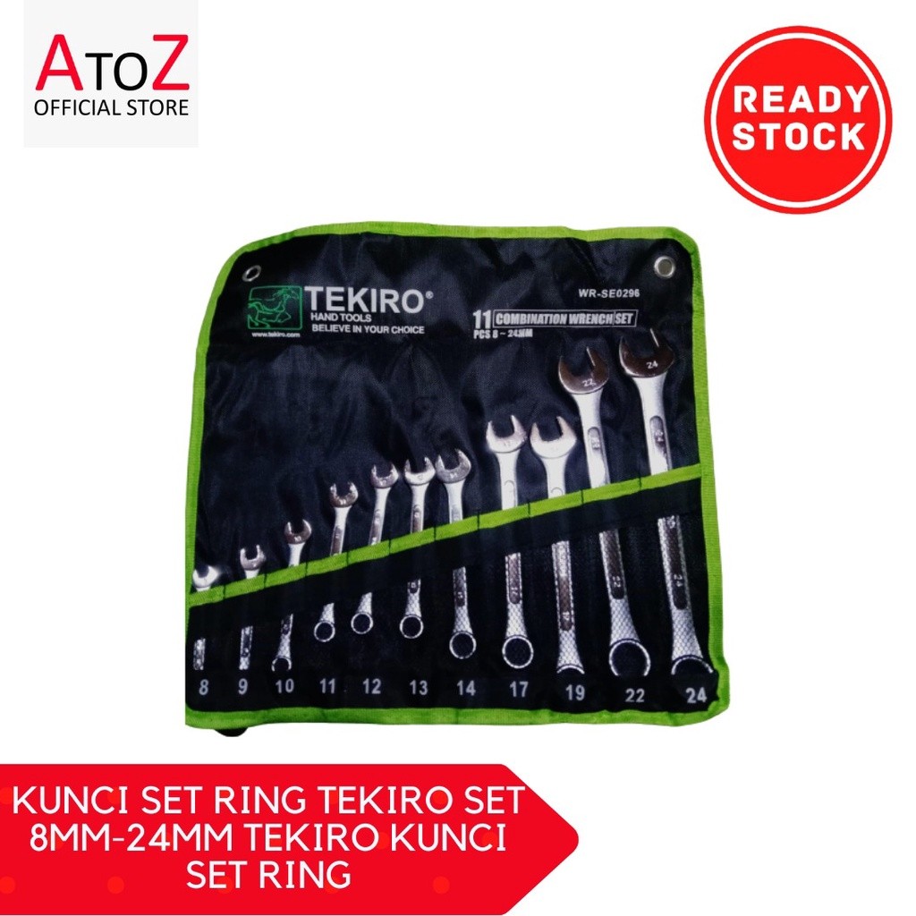 KUNCI SET RING TEKIRO SET 8MM-24MM TEKIRO KUNCI SET RING