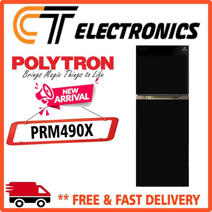 POLYTRON PRM490X Kulkas 2 Pintu Belleza 350 Liter PRM 490X PRM490