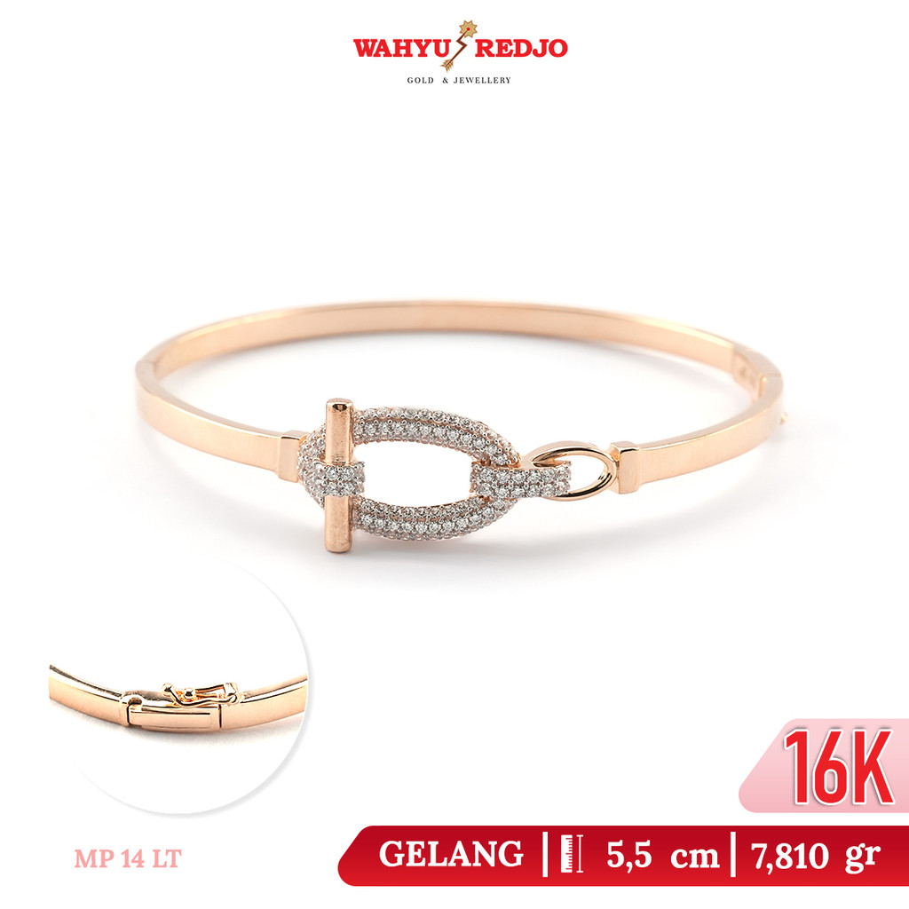 Gelang Emas LTS Kadar 16K Wahyu Redjo GL-16K-31130115-PMR