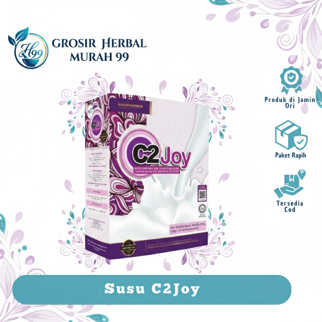 Susu Kolostrum C2Joy New Zealand 25 Sachet - Penambah Imun & Kesehatan Tulang