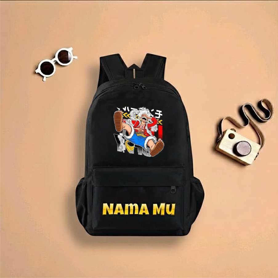 Tas Ransel Anime One Piece Gear 5 Luffy untuk Sekolah Ngaji dan Kursus Nyaman Dipakai Seharian Muat 