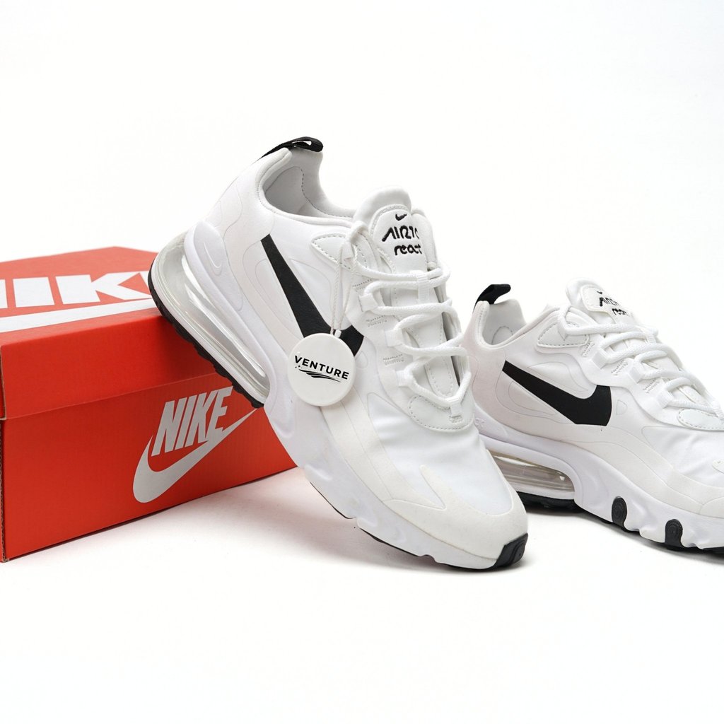 Air Max 270 React White Black