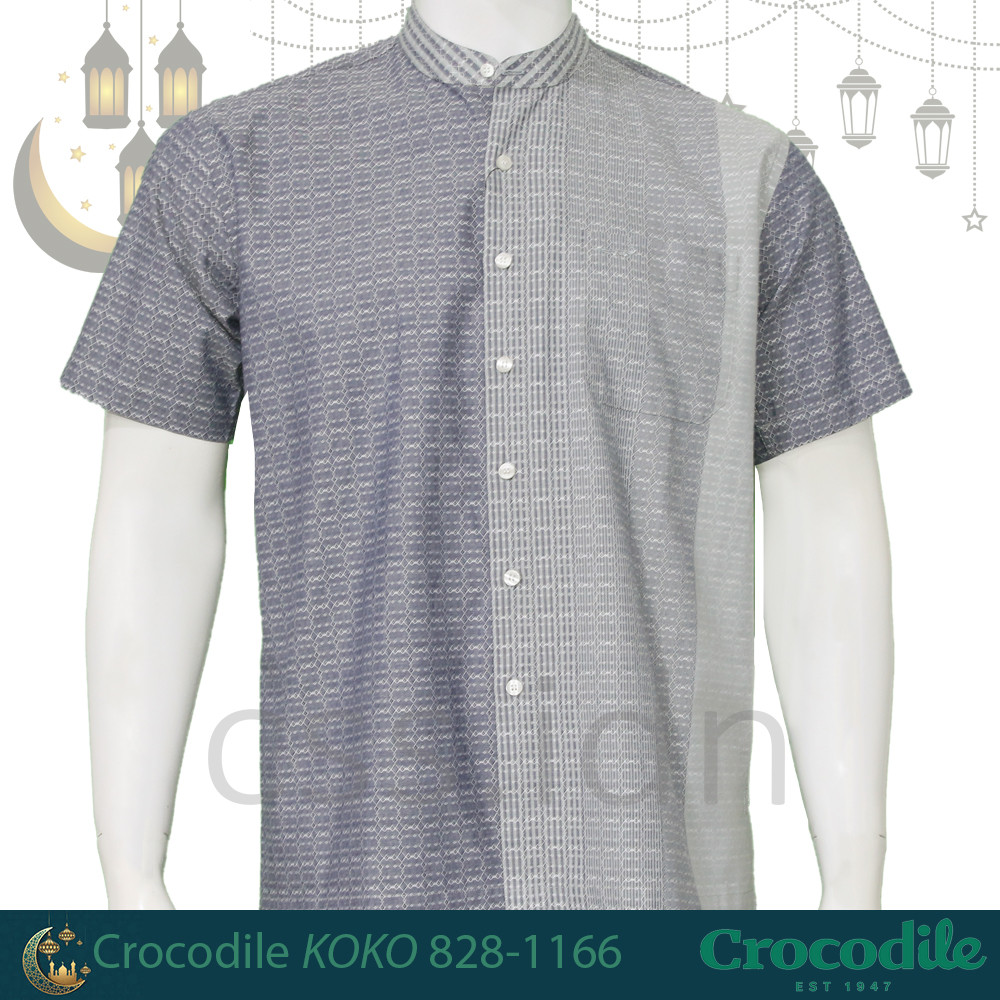 Kemeja KOKO Pria Lengan Pendek Crocodile 828-1166