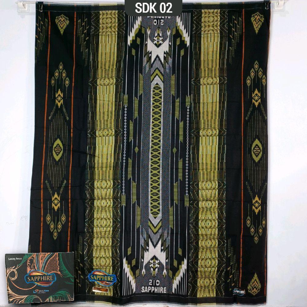 Sarung Sapphire SDK Songket Dobby Kembang