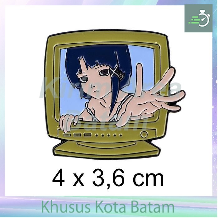 pin besi enamel serial experiments lain