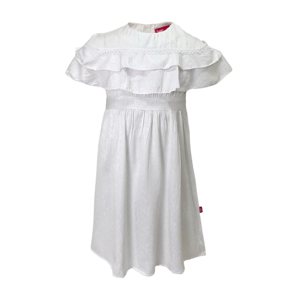 Pingu Long Dress Anak Perempuan Polos Putih 91001035C