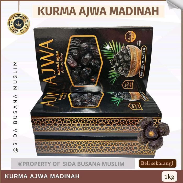 Kurma ajwa 1kg ajwa aliyah al madinah premium dates