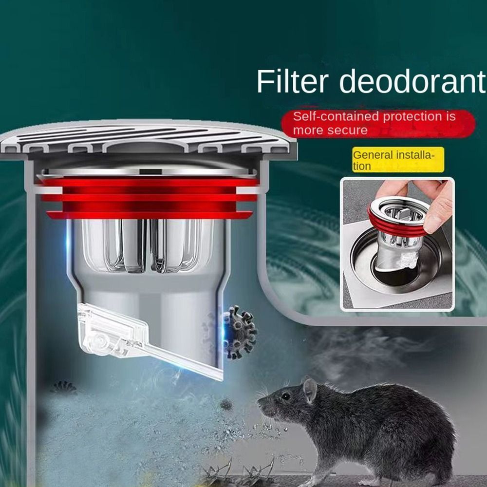 Useful Bathroom Accessories Stopper ect Prevention Seal Sewer Anti odor Floor Drain Drain Cover One 