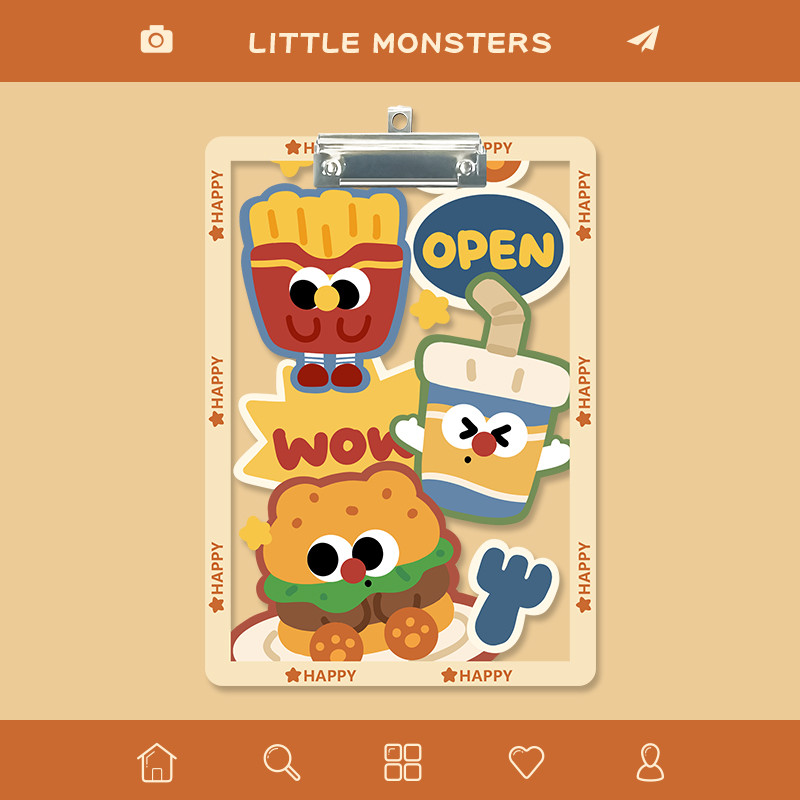 Clipboard A4 Warna ATK Papan Jalan Fleksibel Ringan Papan Ujian Folio Bisa Digantung Aesthetic Anti 