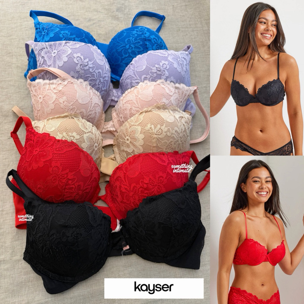 KAYSER Full Lace Brazillian Extra Boost Super Pushup Bombshell Bra / Adds 2 Cup Size Bombshell Busa 