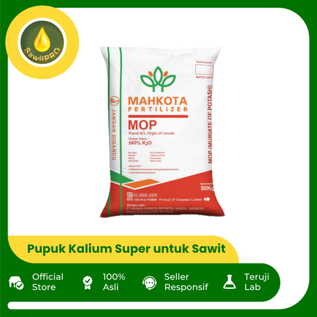 Pupuk KCL Canada Cap Mahkota 50kg - Meningkatkan Hasil Panen