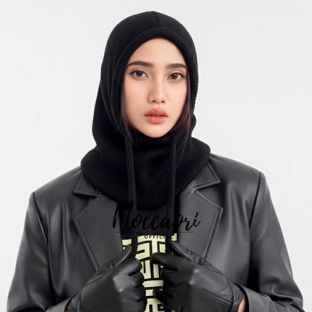 TESSHOP BALACLAVA RAJUT - MOCCAORI /  BALACLAVA / TOPI KUPLUK BONNET/ HIJAB INSTAN