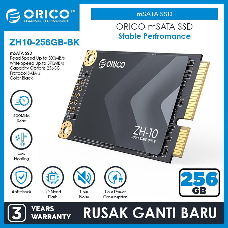 ORICO mSATA SSD 256GB/512GB/1TB/2TB - ZH10