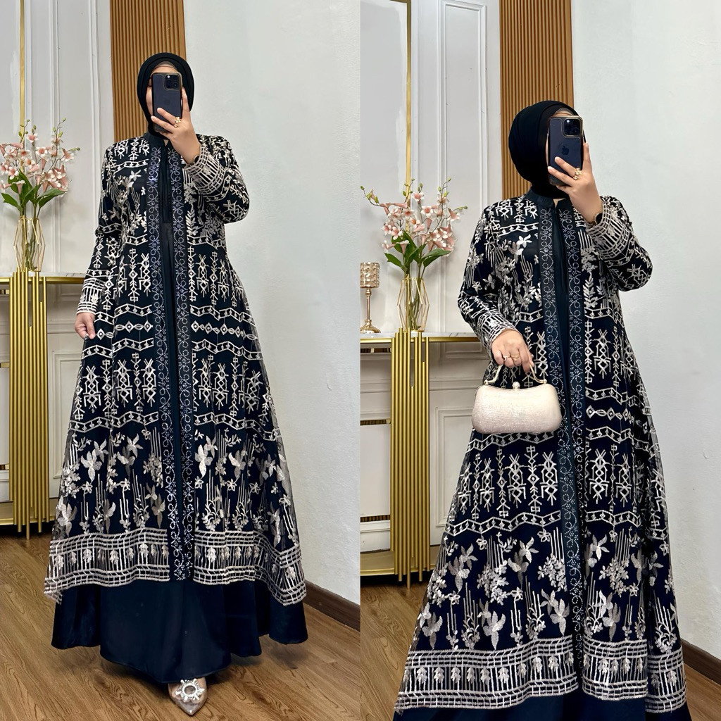 GAMIS AMARA JUMBO LD130cm/ GAMIS/ GAMIS TERBARU/ GAMIS PESTA/ GAMIS KONDANGAN/ GAMIS JUMBO/ GAMIS TI