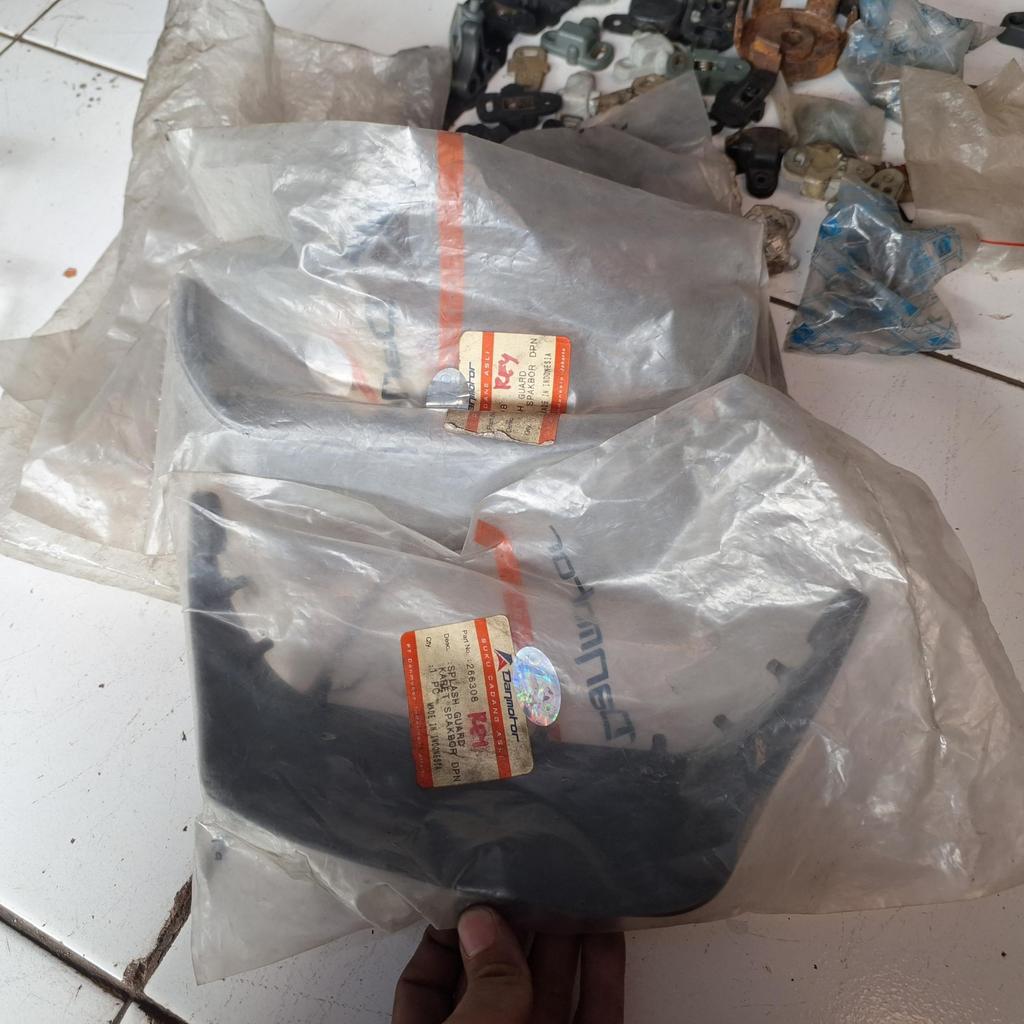 karet kepet spakbor depan Vespa Corsa original Nos Danmotor biru cakep