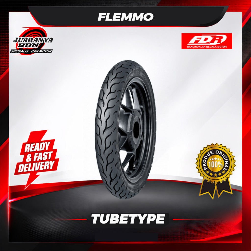 Ban motor bebek FDR Flemmo 70 90 17 Tubetype