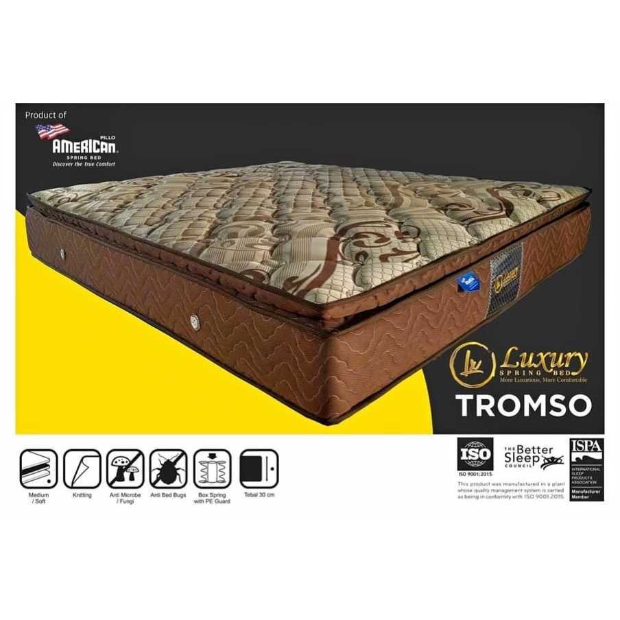 Springbed American Luxury Thromso Matras Tidur Kualitas Medium GARANSI 15TAHUN