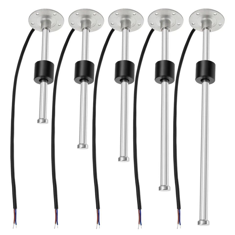 52mm Water Level Gauge+Water Level Sensor 100-500mm Water Tank Meter Indicator Water Fuel Level Sens