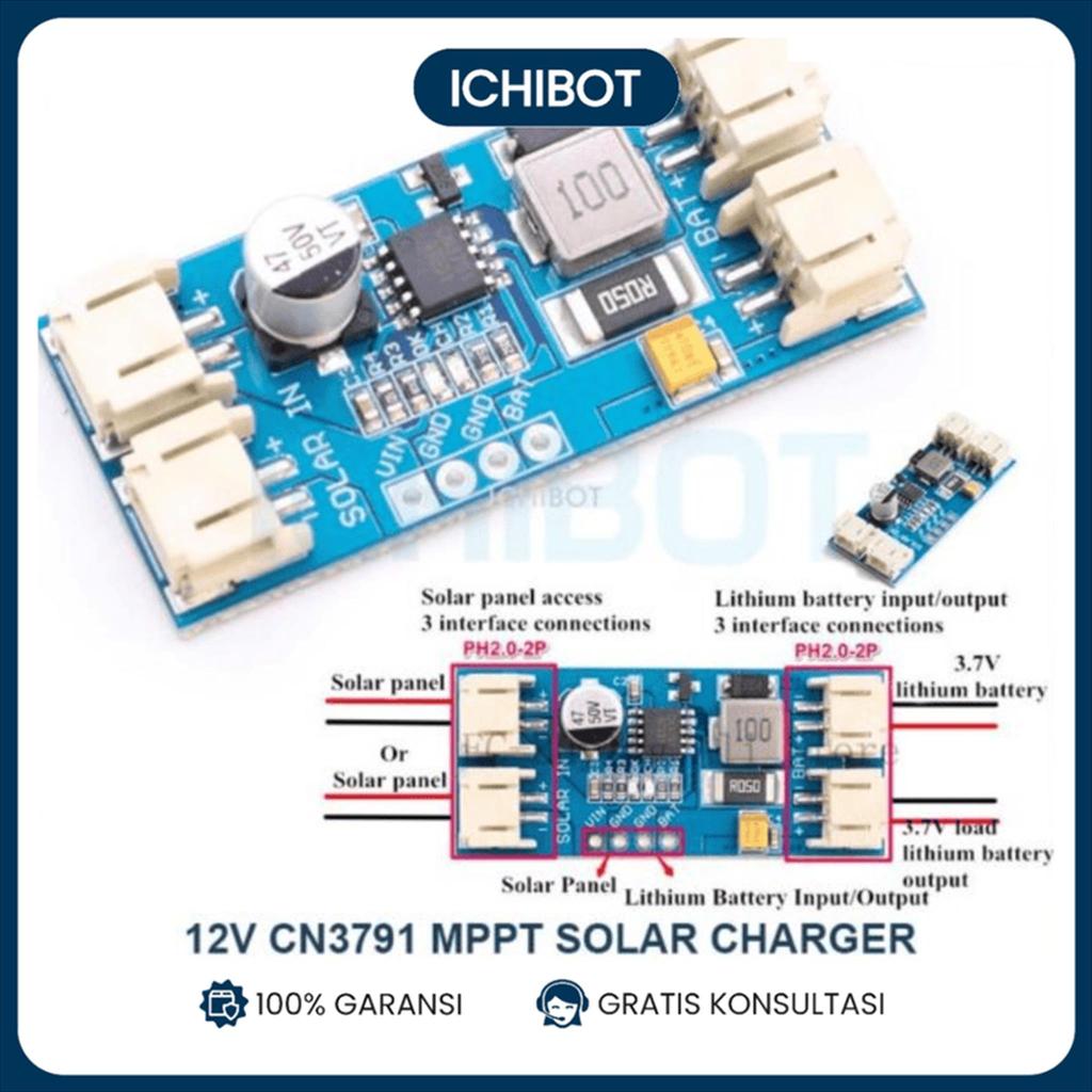 12V CN3791 MPPT Solar Charger Controller Panel Battery Baterai CN 3791