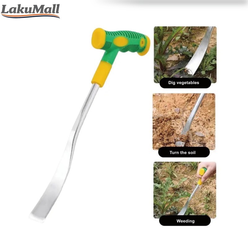 Sekop Penggali Stainless Mini Untuk Tanaman Sayur Dan Kebun Herbal - Alat Berkebun Sekop Kecil