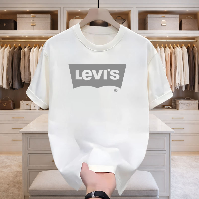 Kaos LEVIS Daily Outfit Unisex Cotton Combed 24s Halus Lembut Nyaman Dipakai Tidak Free Ongkir