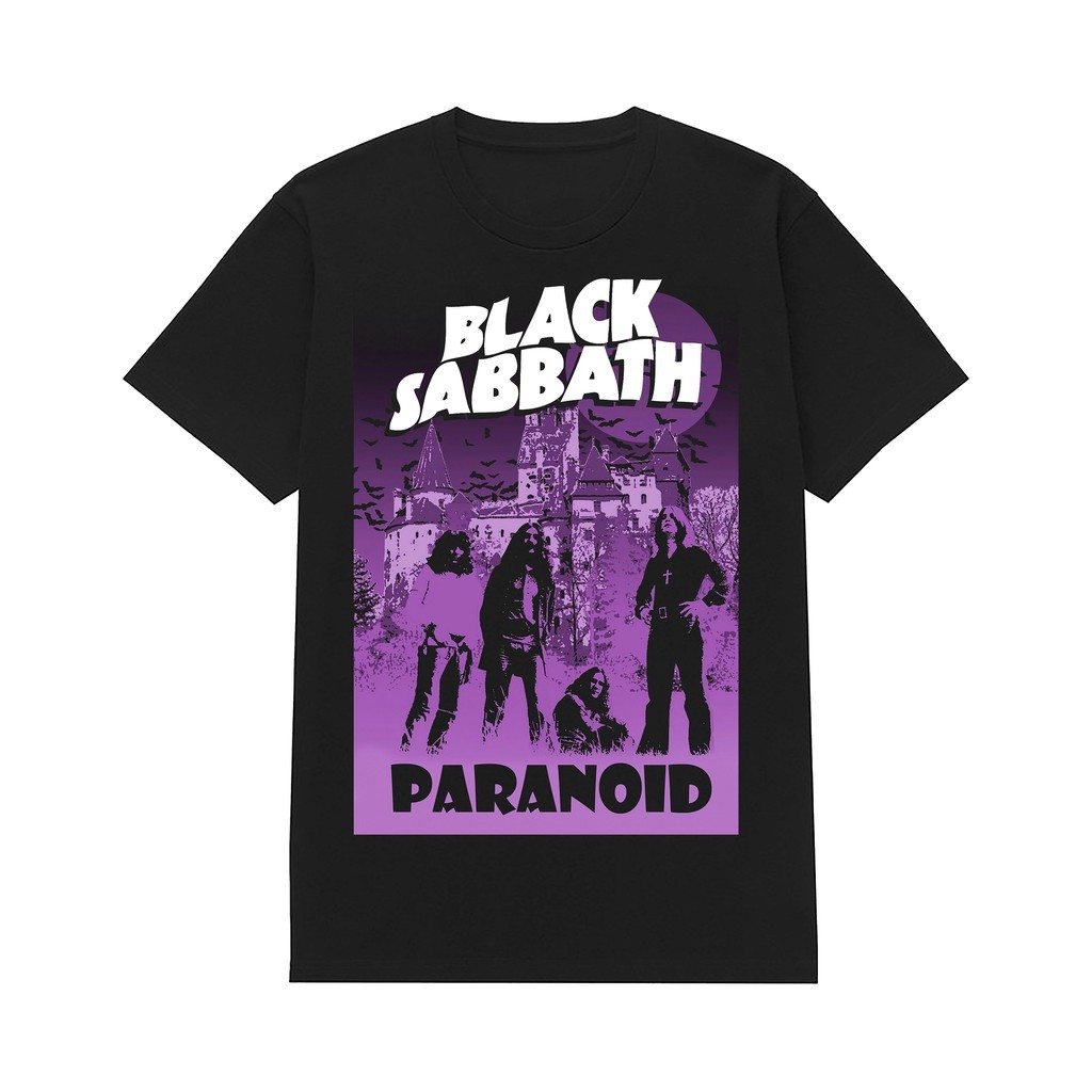 T-shirt Black Sabbath Paranoid purple