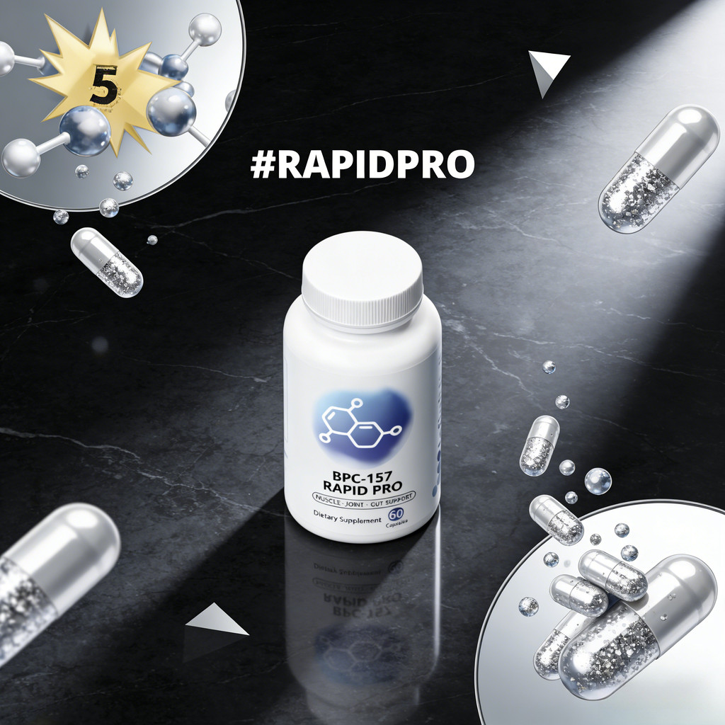Rapid Pro BPC-157 60 Kapsul untuk Dukungan Otot, Sendi, Usus & Pemulihan CO838