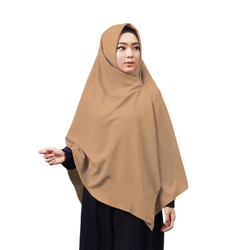 jilbab wolfis 130x130/wolfis 130x130/segi empat wolfis jumbo warna kulit/kerudung wolfis130x130 warn
