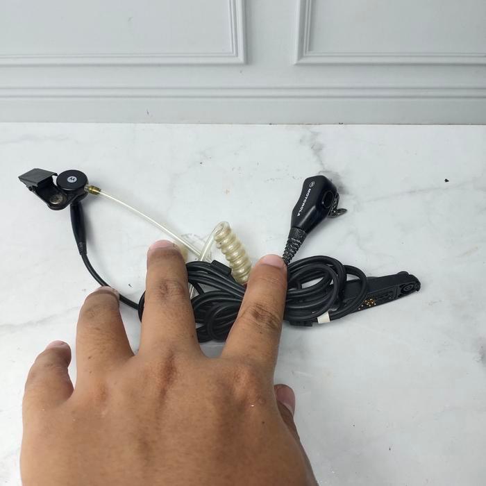 Earphone Headset HT Motorola GP 338 GP 328 ATS 2500 Original Second