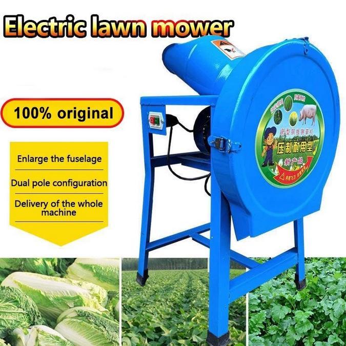 Pencacah Rumput Alat Mesin Penghancur Rumput Listrik Untuk Ternak Mesin Cacah Rumput Pakan